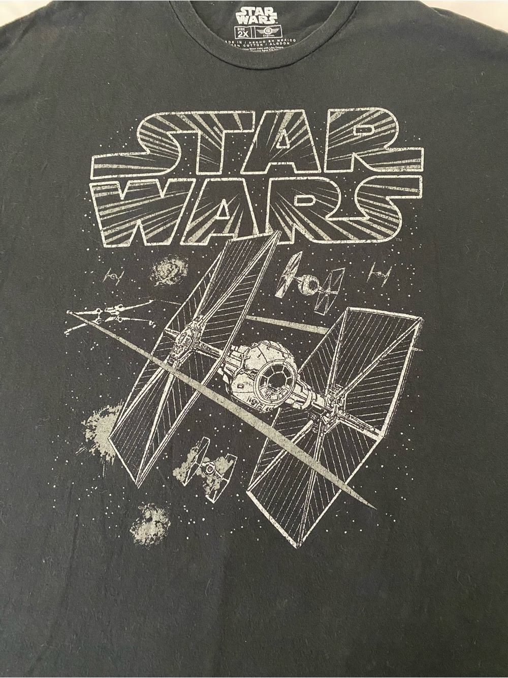 Star Wars Men’s TIE Fighter Graphic T-Shirt - Size 2X - Picture 2 of 4